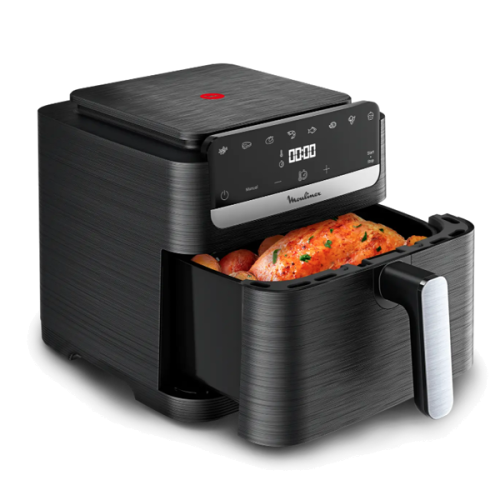 FRITADEIRA MOULINEX EASY FRY NEW MAEGA PRETA - EZ8618F0