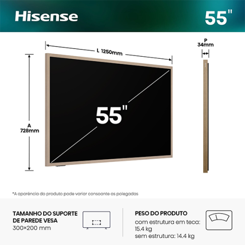 QLED HISENSE - 55S7S