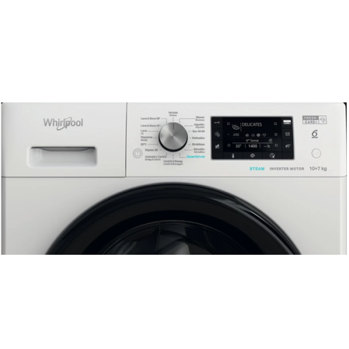MÁQUINA DE LAVAR E SECAR ROUPA WHIRLPOOL - FFWDD 1074269 BV SPT