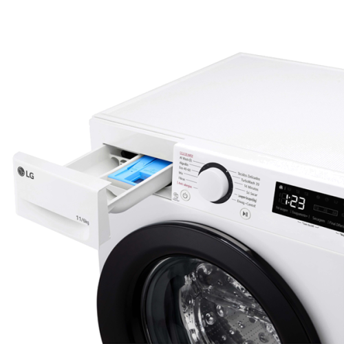 MÁQUINA DE LAVAR E SECAR ROUPA LG - F4DR5011S6W