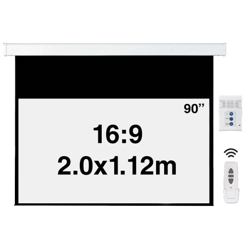 ECRAN PROJECÇÃO SUSPENSÃO 200x112 NAPOFIX - E169-2080