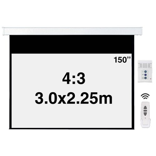 ECRAN PROJECÇÃO MOTOR 300X225 NAPOFIX - E43-3080