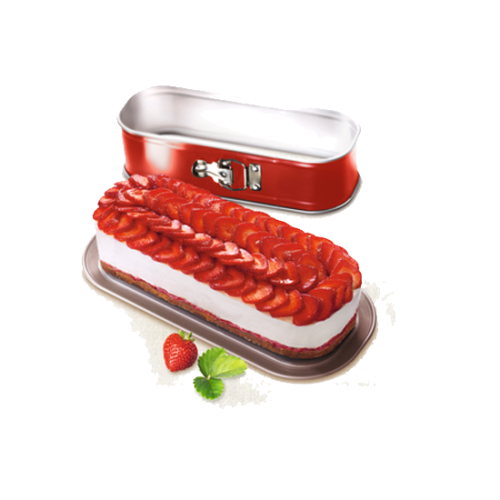 FORMA RETANGULAR C/ FUNDO AMOVÍVEL TEFAL DELIBAKE 30X11CM - J1640314