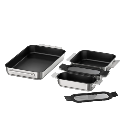 CONJUNTO 4 TABULEIROS P/ ZONA FLEXÍVEL BOSCH/BALAY - HEZ9FF040 