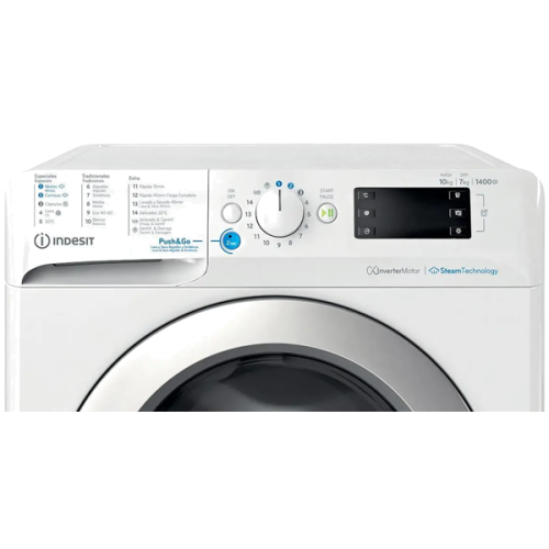 MÁQUINA DE LAVAR E SECAR ROUPA INDESIT - BDE 107436 WSV SPT
