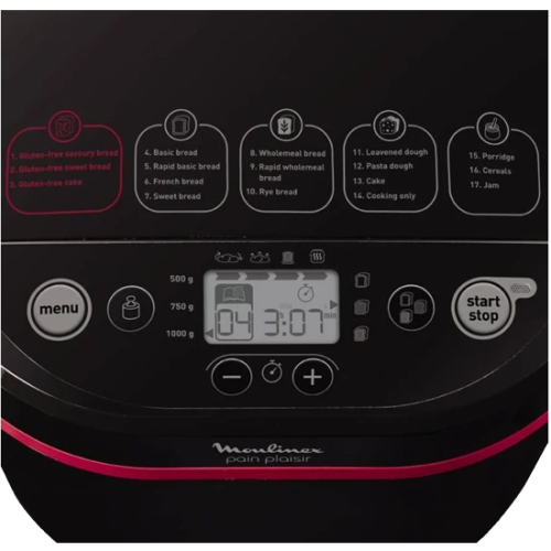 MÁQUINA DE PÃO MOULINEX PAIN PLASIR - OW220830