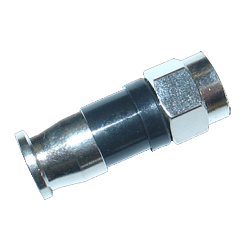 CONECTOR COMPRESSÃO P/RG59 - F TELEVES- (Enc. Min. 50 Unid.)