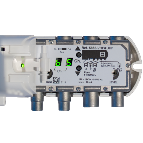MODULADOR DIGIDOM VHF/UHF-LCD TELEVES