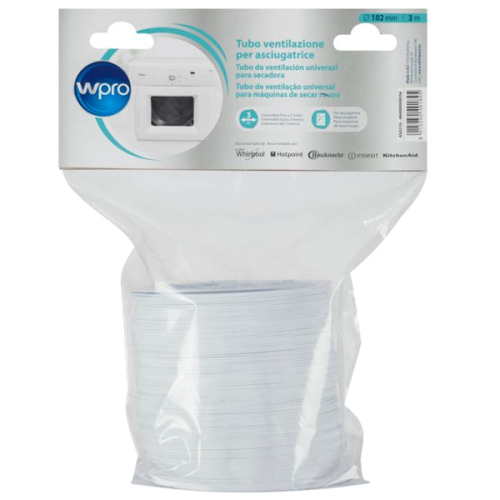 MANGUEIRA DE VENTILAÇÃO P/ SECADOR DE ROUPA WPRO - ASG310