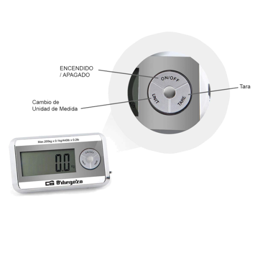 BALANÇA ELECTRÓNICA ORBEGOZO - PC5500