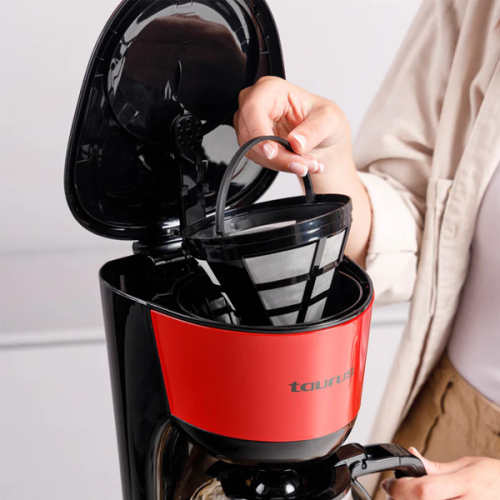 MÁQUINA CAFÉ FILTRO TAURUS VERONA VINTAGE RED - 920.646